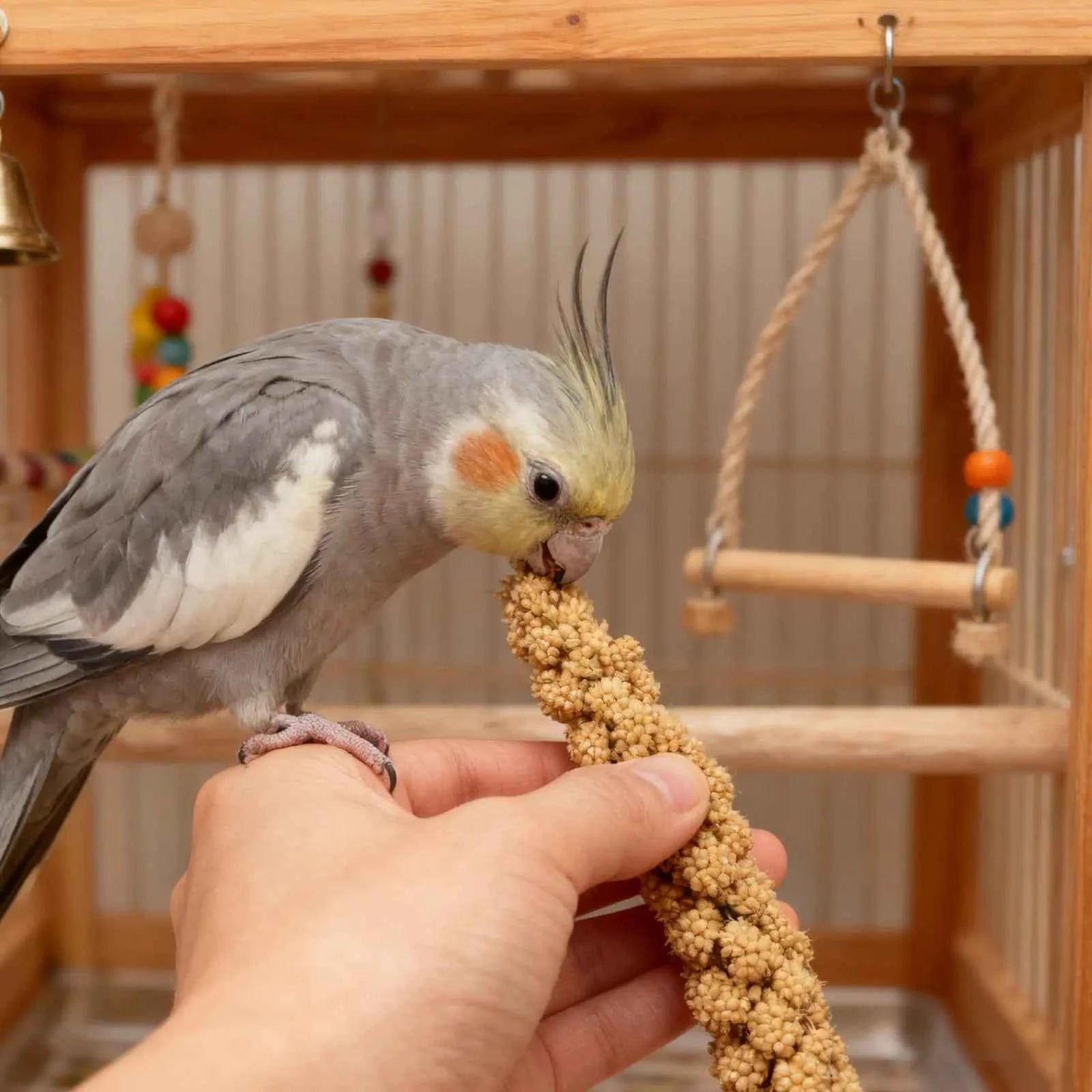 Natural Millet Food for Parrots & Cockatiels - 500g Pack by Souths Cheap Stuff
