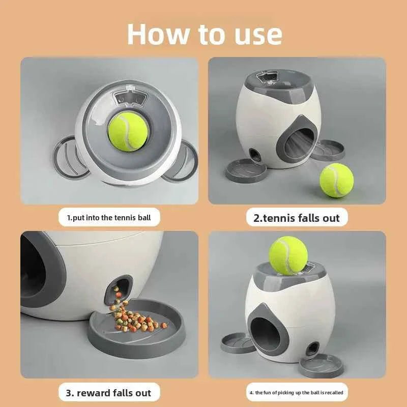 Automatic Tennis Ball Launcher Interactive Dog Toy by Souths Cheap Stuff