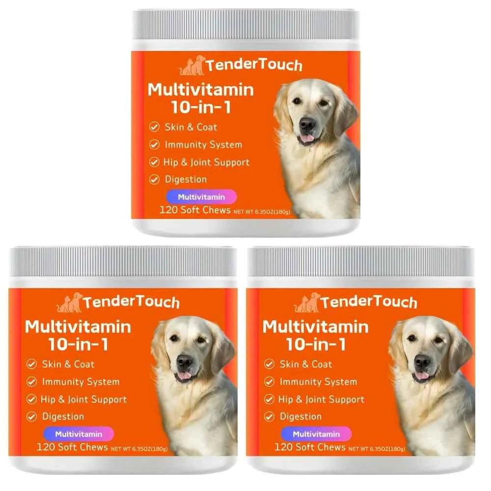 TenderTouch 540g Multivitamin Dog Chews - Grain Free, Digestive Enzyme Treats by Souths Cheap Stuff