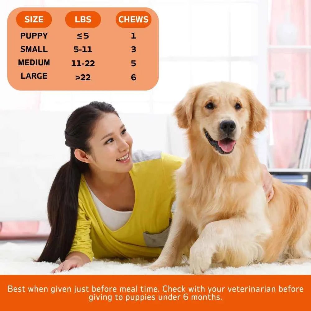 3 Packs of Calming Dog Chews - 540g Natural Stress Relief for Anxious Dogs by Souths Cheap Stuff