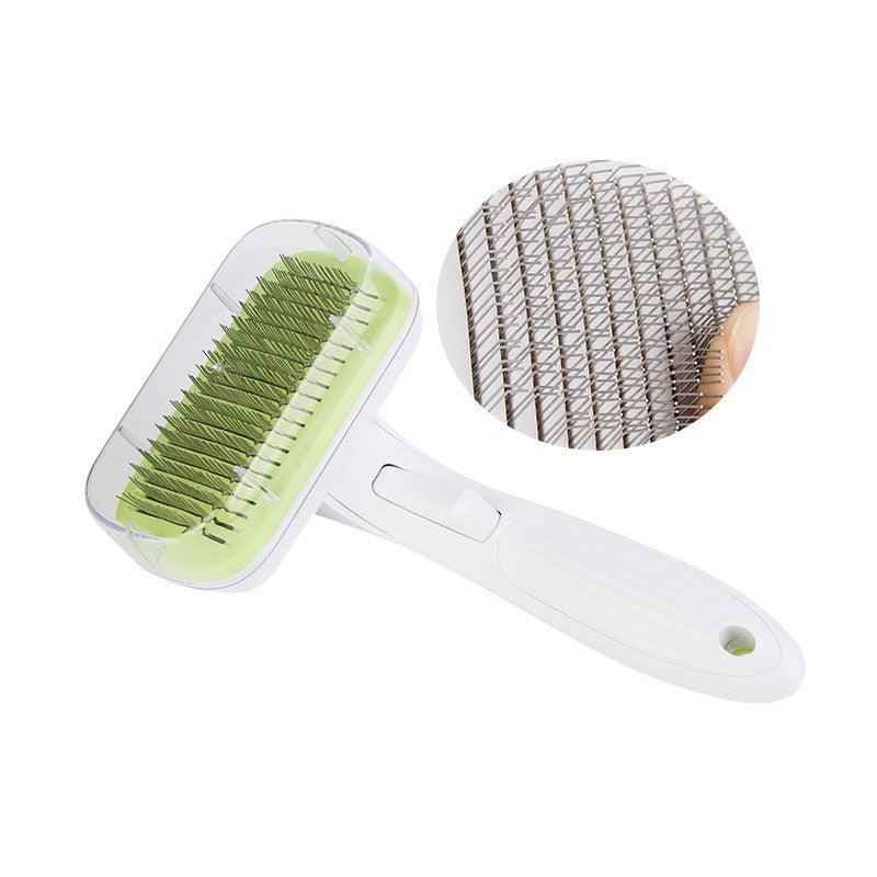 Automatic Hair Brush Remover For Dogs And Cats Pet Grooming Tool - shop_name pets petsupplys