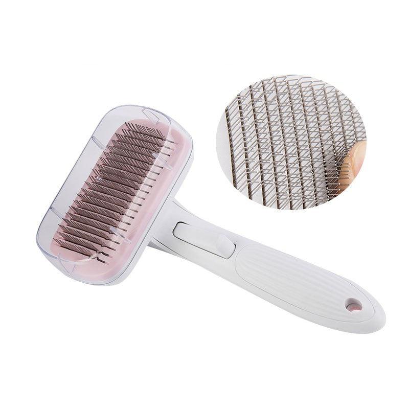 Automatic Hair Brush Remover For Dogs And Cats Pet Grooming Tool - shop_name pets petsupplys