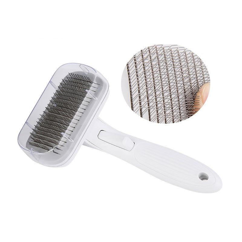 Automatic Hair Brush Remover For Dogs And Cats Pet Grooming Tool - shop_name pets petsupplys