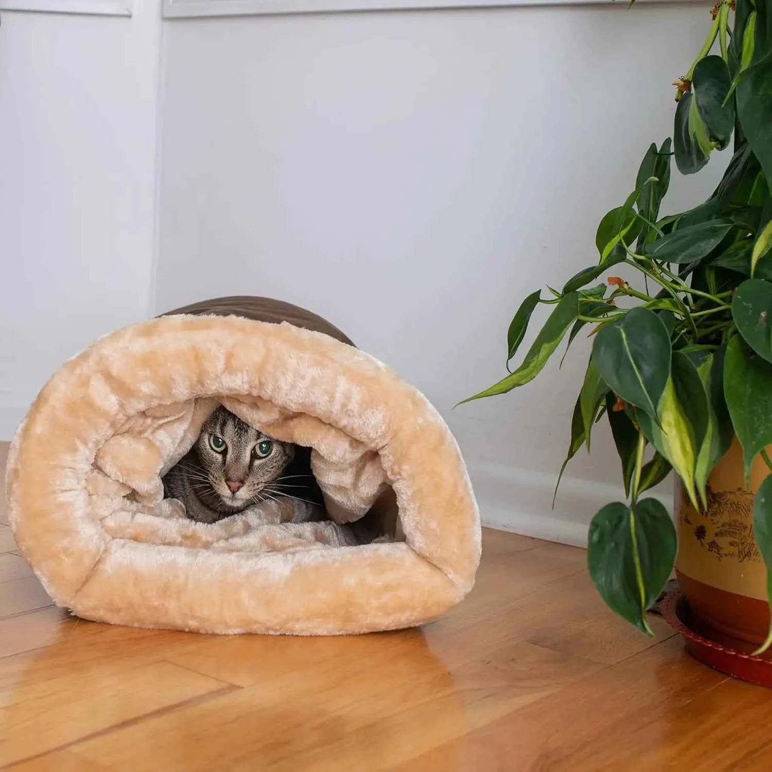 Warm Pet Nest Washable Cotton Cat Sleeping Bag by Souths Cheap Stuff