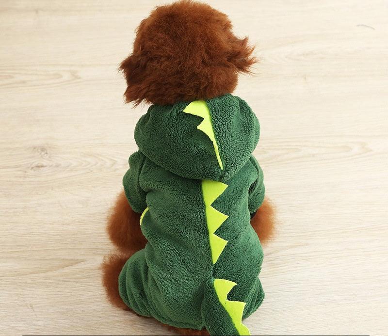 Autumn And Winter Dog Pet Costume Collection: Cozy Coral Fleece Cartoon Style by Dog Hugs Cat