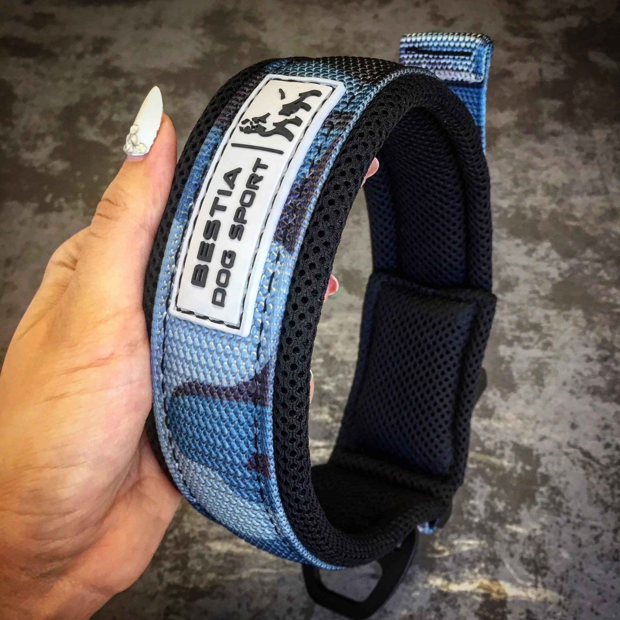 BESTIA DOG SPORT FAST RELEASE COLLAR BLUE by BESTIA DOG SPORT