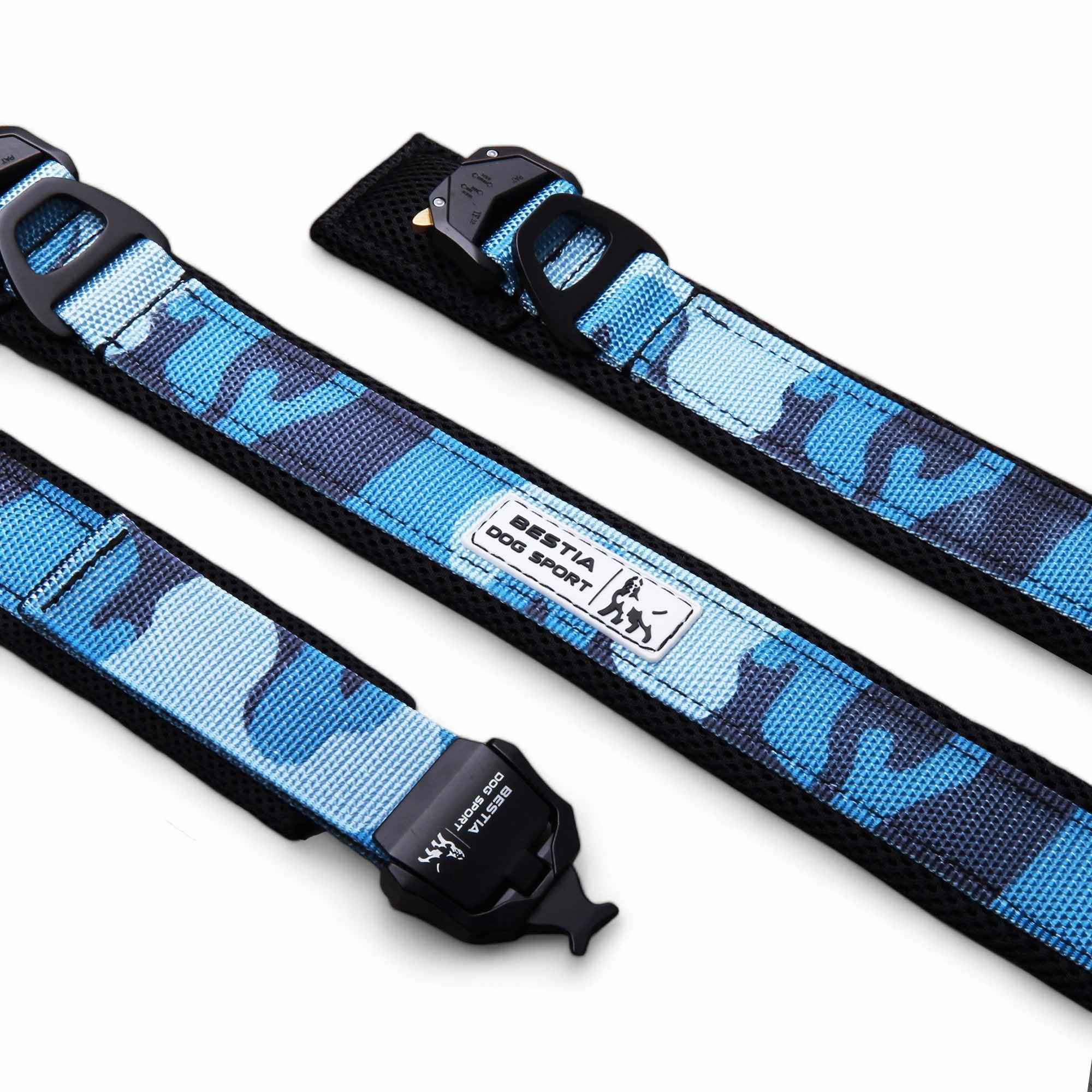BESTIA DOG SPORT FAST RELEASE COLLAR BLUE by BESTIA DOG SPORT