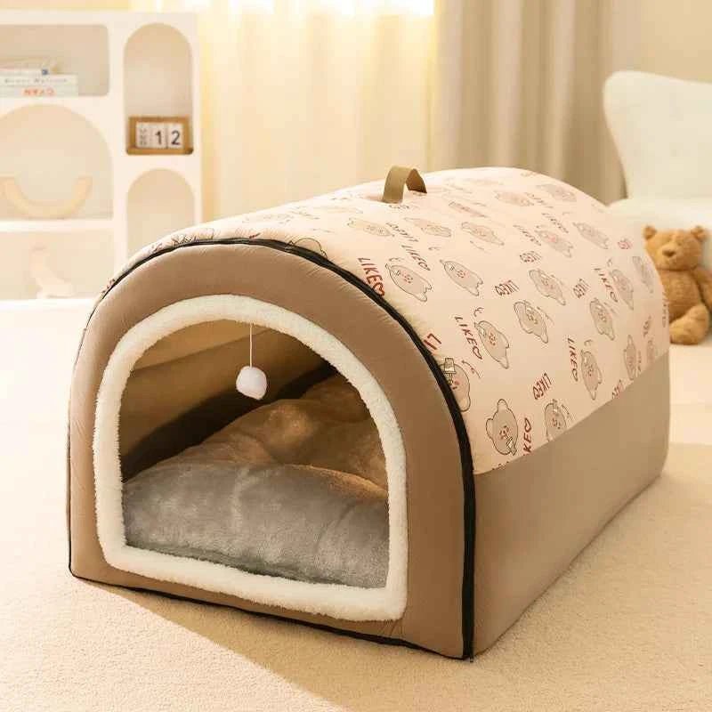 Winter Dog House for Large Dogs, Washable Dog Bed Nest by Souths Cheap Stuff
