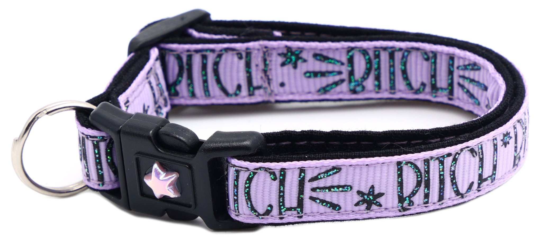 Bitch 2 Breakaway Cat Collar by Pugs2Persians