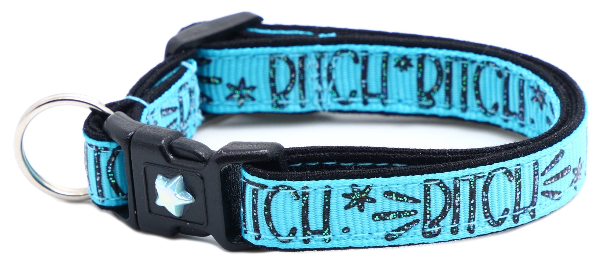 Bitch 2 Breakaway Cat Collar by Pugs2Persians