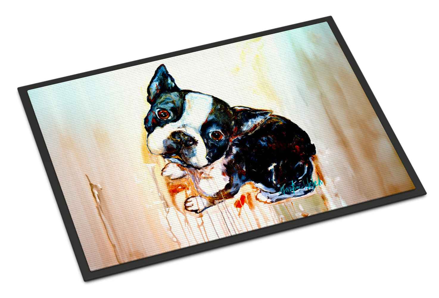 Boston Terrier Doormat The Look Outdoor Door Mat 24x36 Weather Resistant - shop_name pets petsupplys