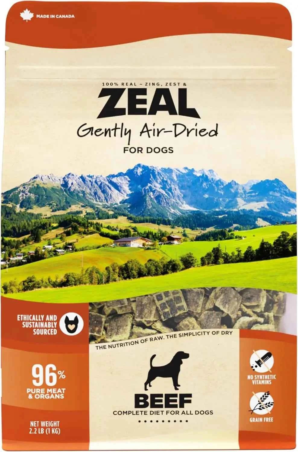 Canada Air-Dried Salmon & Duck Dog Food - Omega-3 Rich, Grain-Free, No Fillers, 1 lb by Souths Cheap Stuff