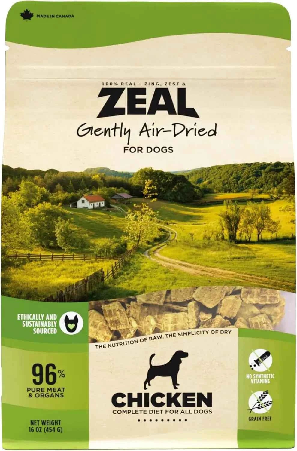 Canada Air-Dried Salmon & Duck Dog Food - Omega-3 Rich, Grain-Free, No Fillers, 1 lb by Souths Cheap Stuff