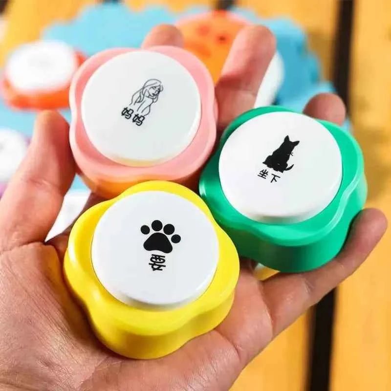 Pet Training Bell & Dog Recording Toy: Sound Making Device by Souths Cheap Stuff