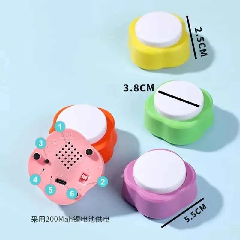 Pet Training Bell & Dog Recording Toy: Sound Making Device by Souths Cheap Stuff