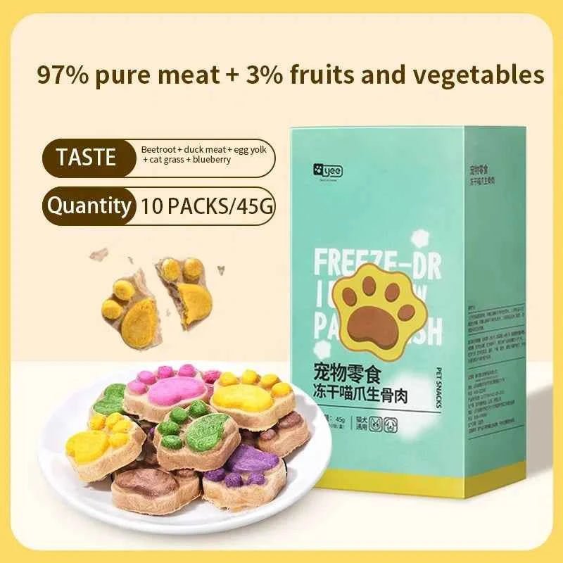 Cat Freeze Dried Snacks High Protein Chicken Fruits and Vegetables Freeze Dried Food for Pet by Souths Cheap Stuff