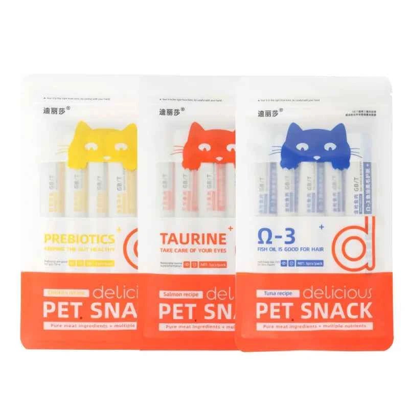 15g Cat Snacks - Liquid Wet Cat Food for Cheek Enhancement by Souths Cheap Stuff