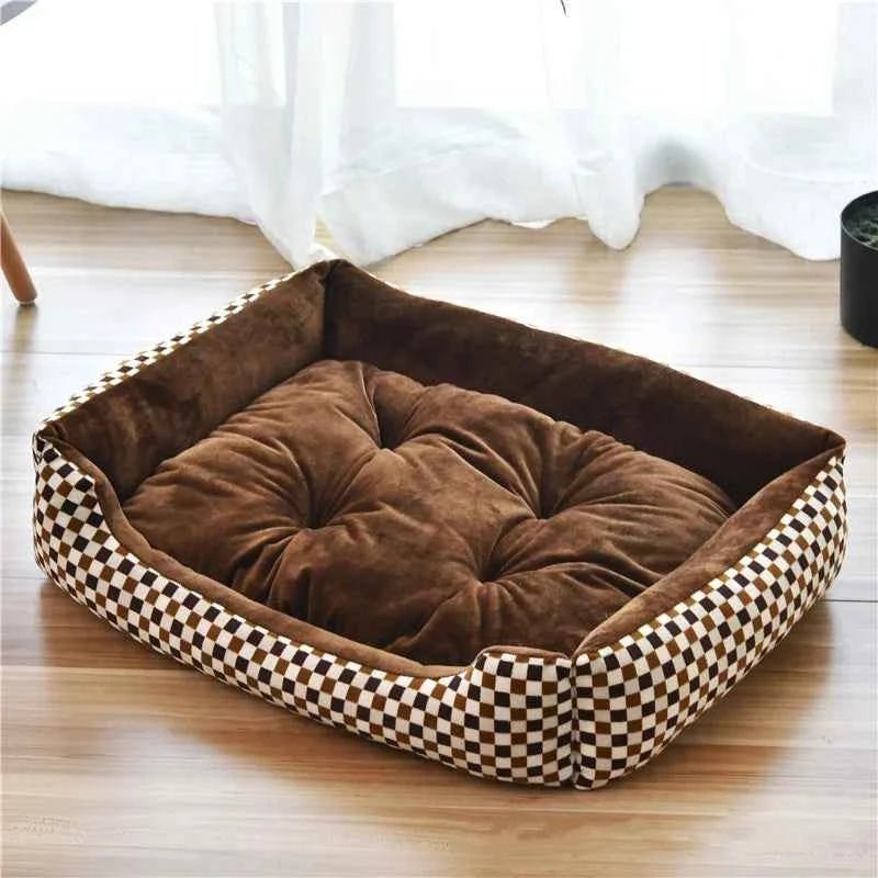 Soft Corduroy Dog Bed Plush Calming Sofa Bed for Pets by Souths Cheap Stuff