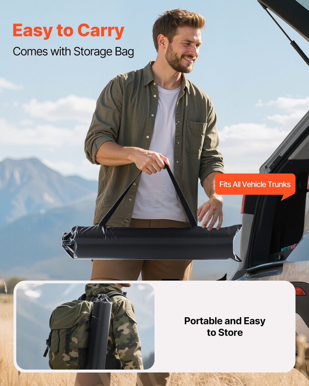 Deer Drag Sled 72.8 x 22.8 in 550lbs Multi Use PE Yard Utility Sled for Hauling - Spot