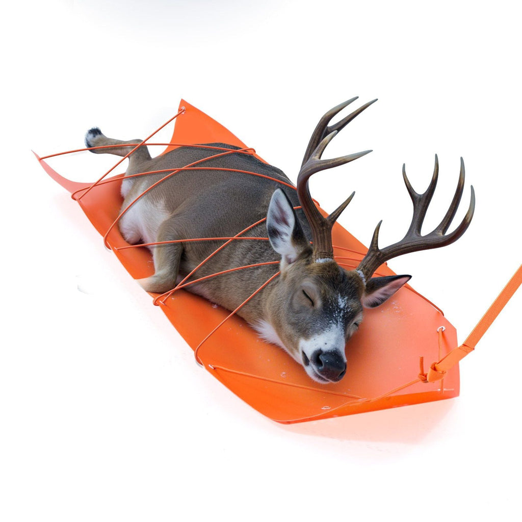 Deer Drag Sled 72.8 x 22.8 in 550lbs Multi Use PE Yard Utility Sled for Hauling - Spot