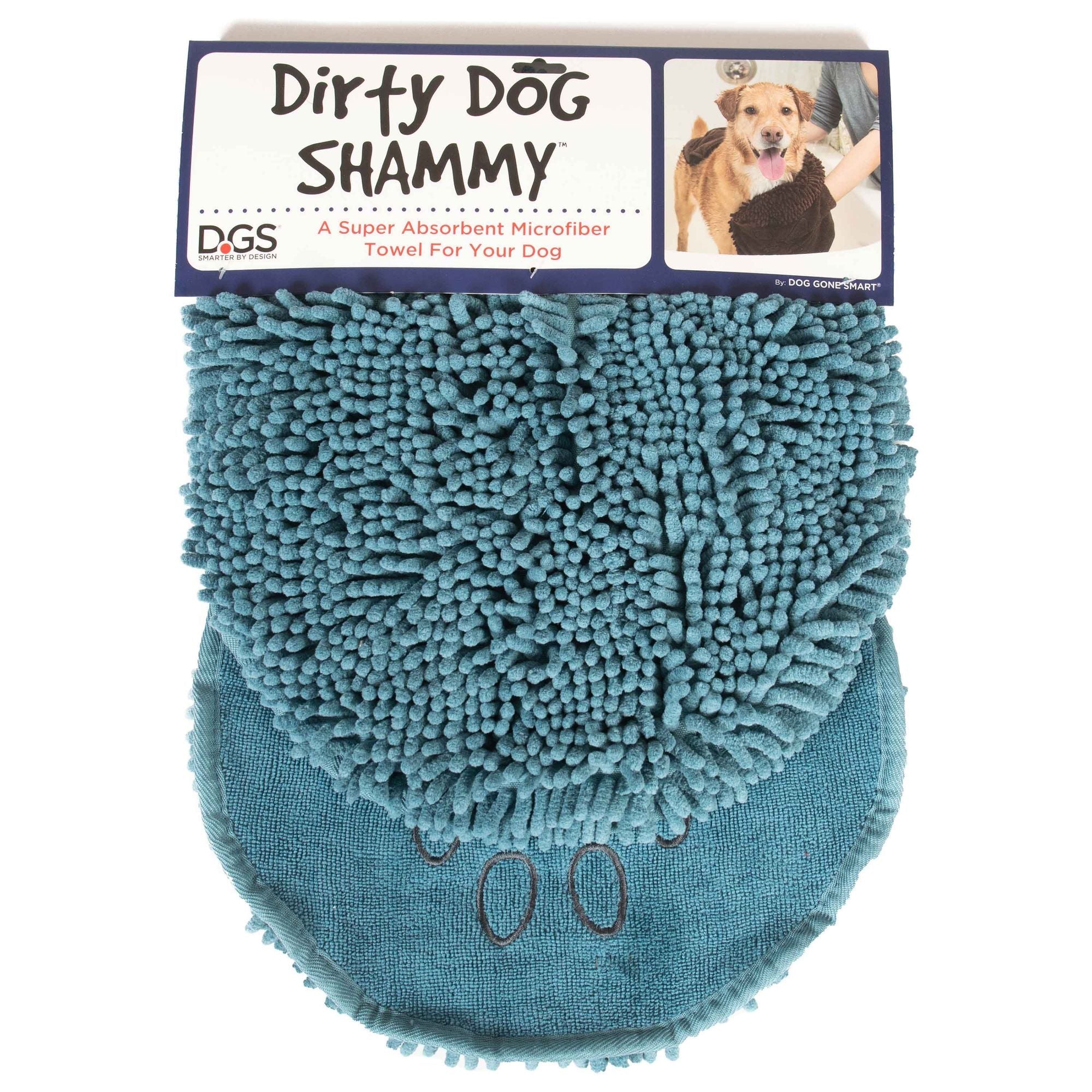 DGS Pet Products Dirty Dog Shammy Towel Brown 13" x 31" x 0.5" - Spot
