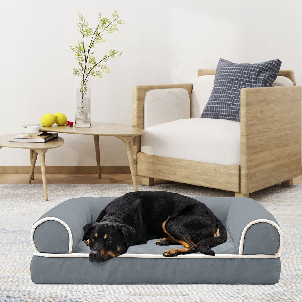 Dog Bed Pet Bed Sofa Dog Couch Pet Cushion Carpet Mattress with Washable and Removable Cover for Medium Large Dogs - Spot