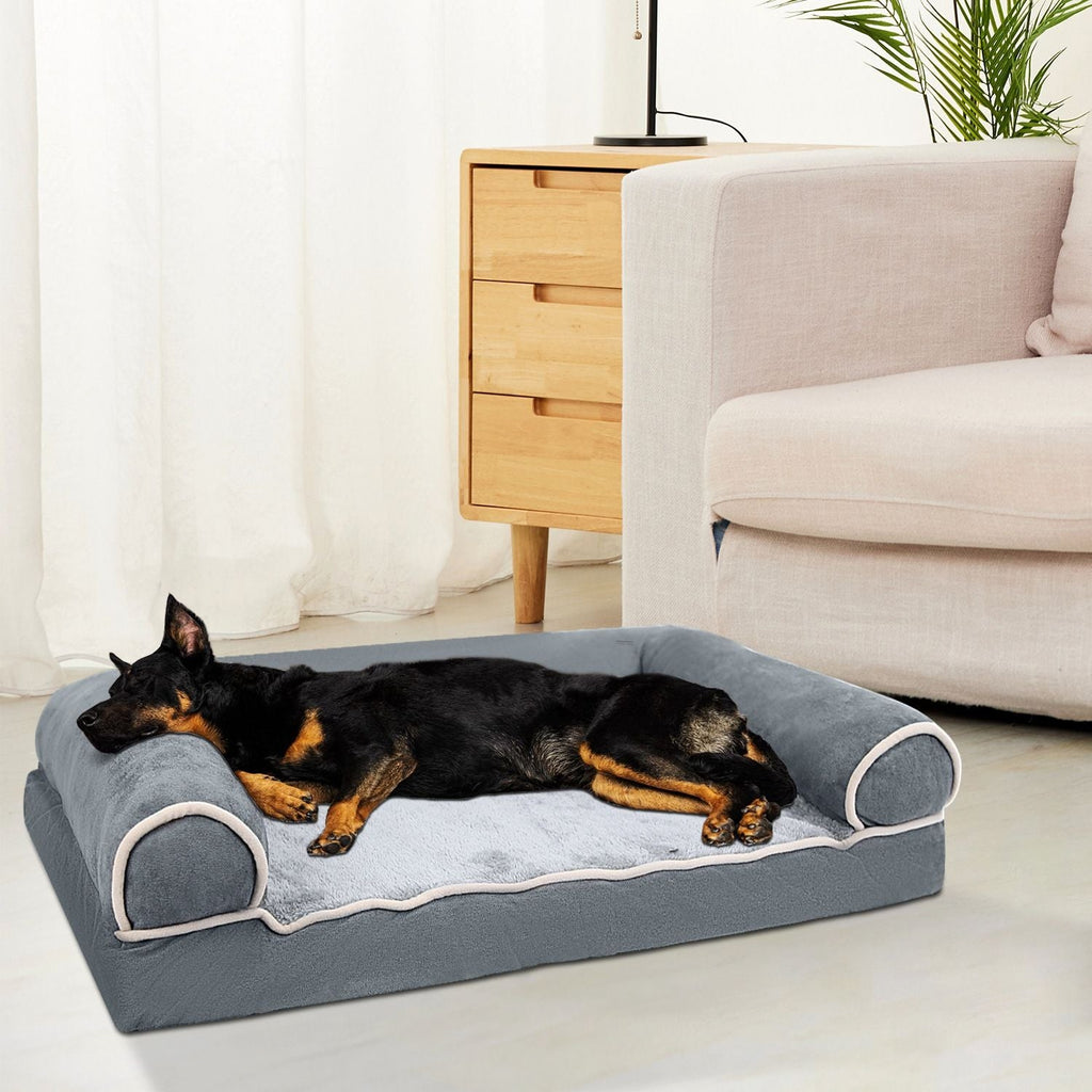 Dog Bed Pet Bed Sofa Dog Couch Pet Cushion Carpet Mattress with Washable and Removable Cover for Medium Large Dogs - Spot