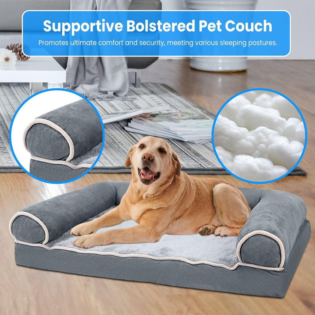 Dog Bed Pet Bed Sofa Dog Couch Pet Cushion Carpet Mattress with Washable and Removable Cover for Medium Large Dogs - Spot