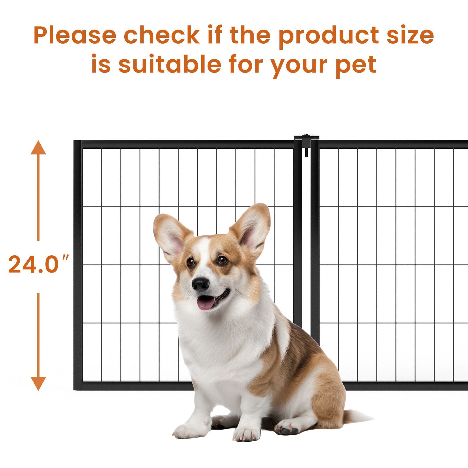 Dog Crate 47.2" Dog Kennel for Small Medium Dogs, Puppy Dog Playpen with Top, Pet Cage, Indoor, Black.47.2"L x 22"W x 24"H. - Spot