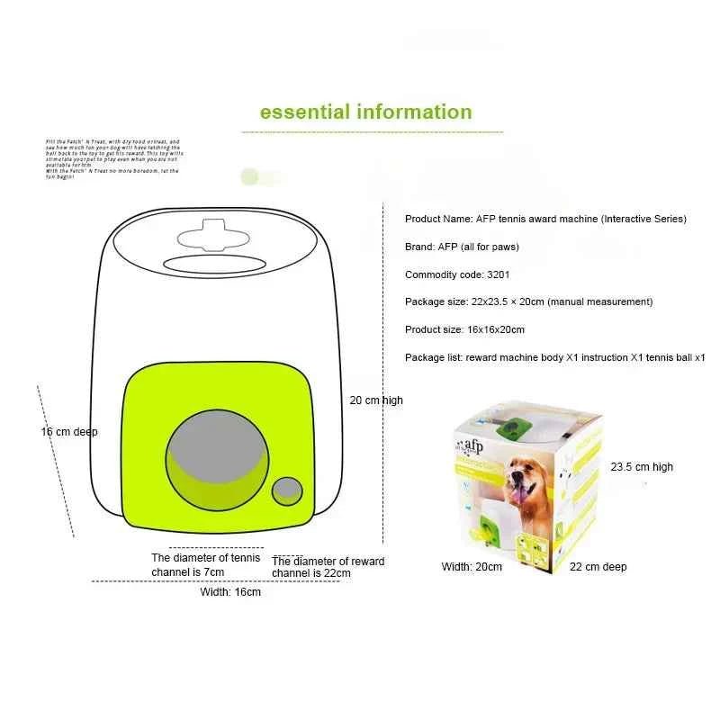 Smart Dog Tennis Ball Launcher Automatic Feeder by Souths Cheap Stuff