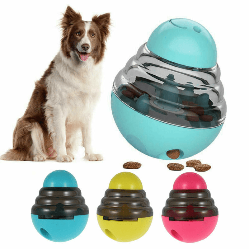 Dog Toys Food Ball Food Dispenser Training Balls Interactive Puppy Cat Slow Feed Pet Tumbler Toy Dogs Puzzle Toys Pet Supplies - Spot