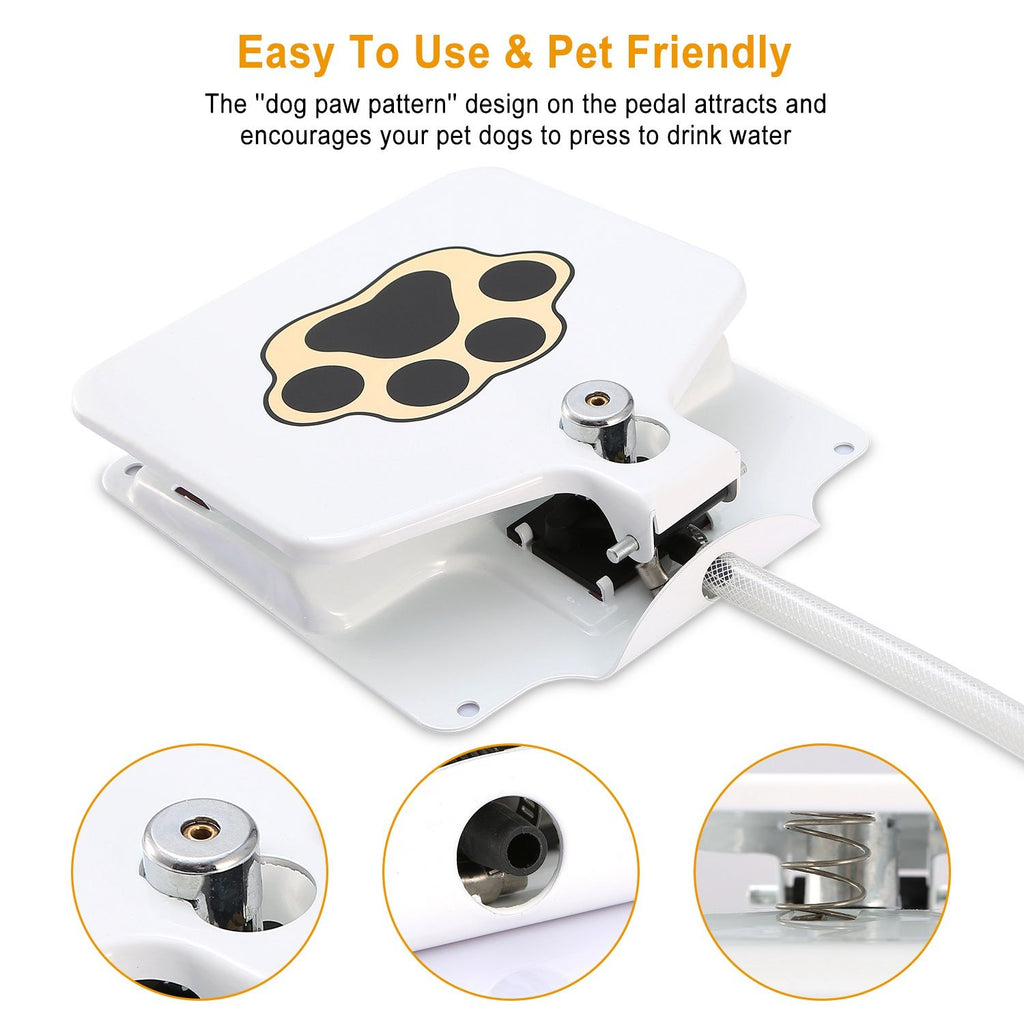 Dog Water Fountain Outdoor Dog Pet Water Dispenser Step - on Activated Sprinkler - Spot