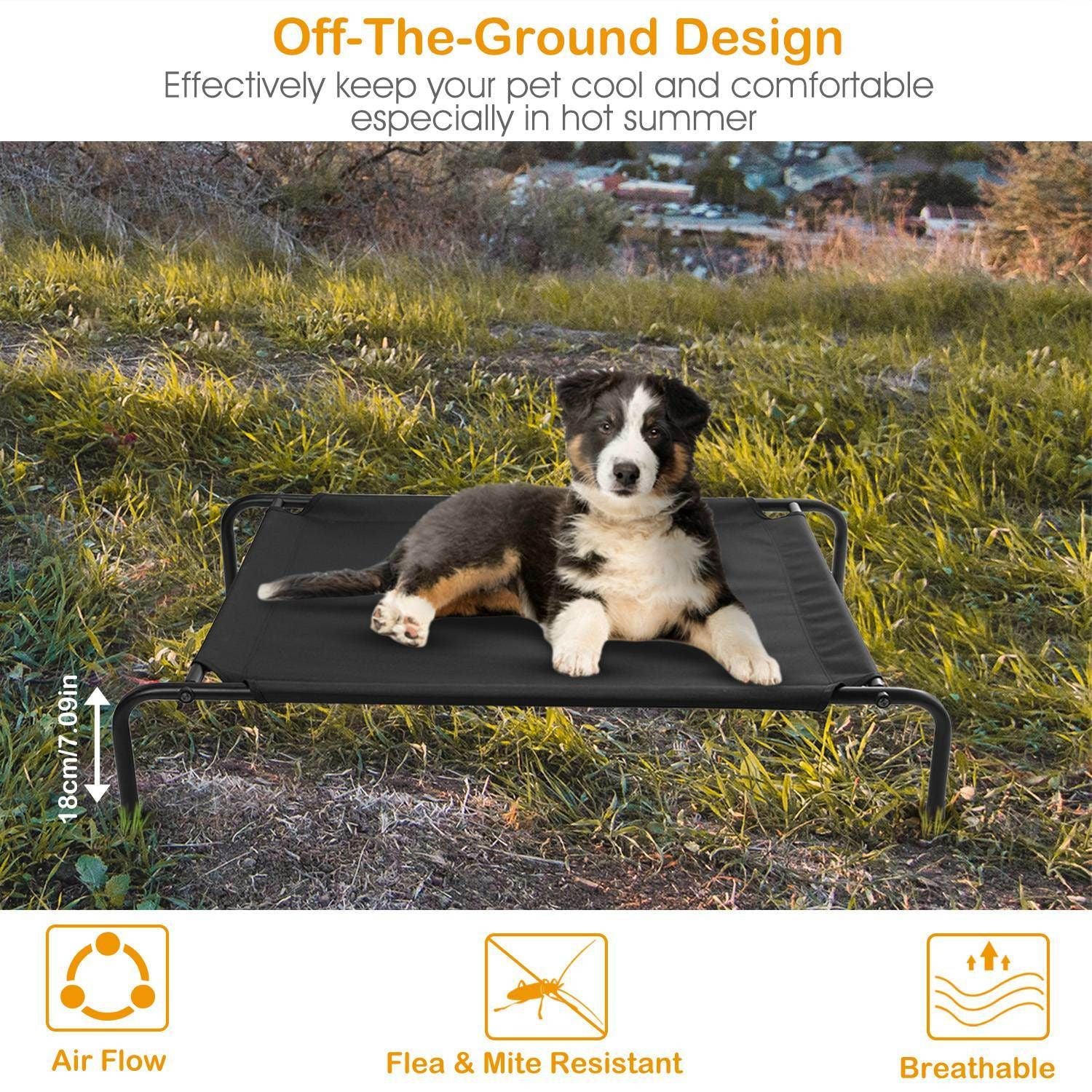 Elevated Pet Bed Dogs Cot Dogs Cats Cool Bed L Size - Spot