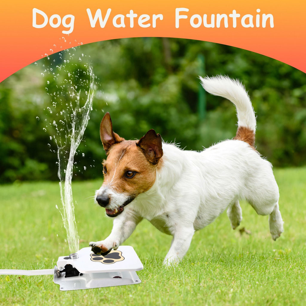 Dog Water Fountain Outdoor Dog Pet Water Dispenser Step - on Activated Sprinkler - Spot