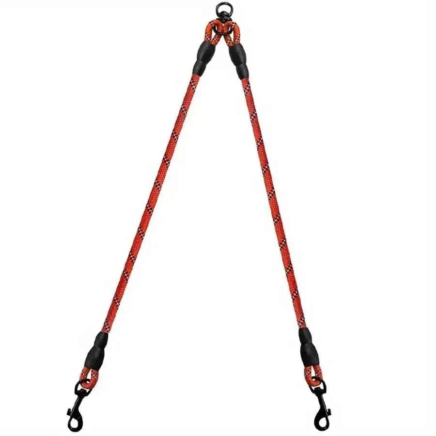 Premium Tangle-Free Dual Dog Leash for Small Dogs - Double Safety on Walks by Souths Cheap Stuff