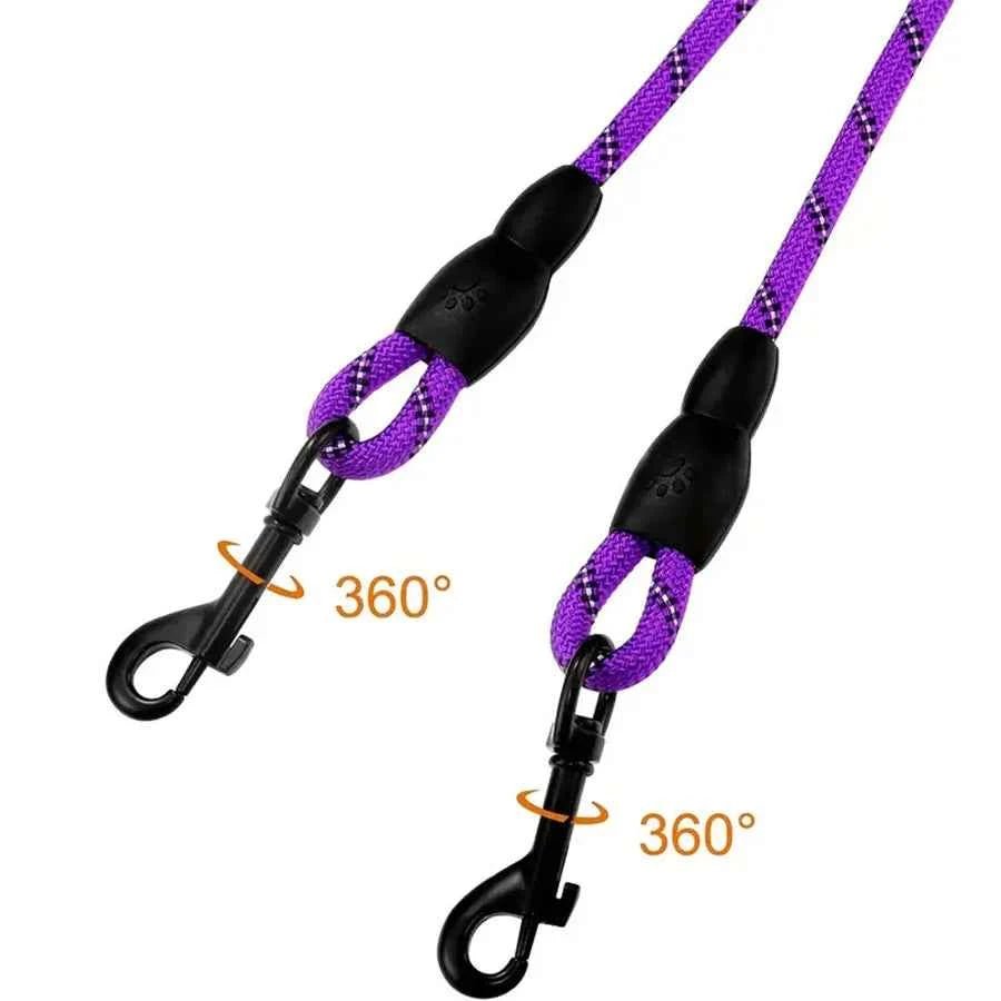Premium Tangle-Free Dual Dog Leash for Small Dogs - Double Safety on Walks by Souths Cheap Stuff
