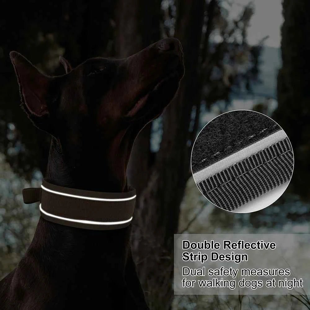 Heavy-Duty Tactical Dog Collar with Leash for Large Dogs - German Shepherd Training Gear by Souths Cheap Stuff