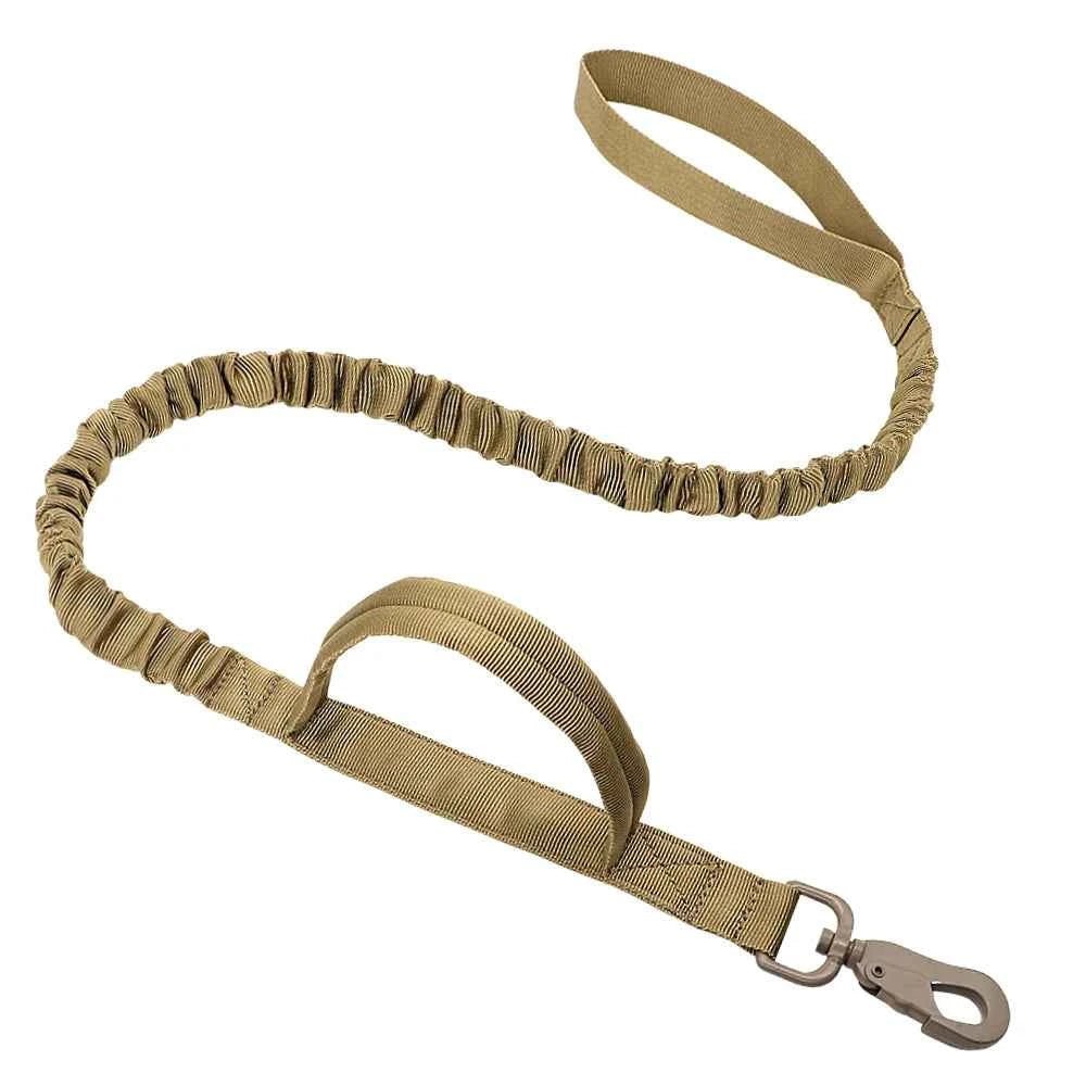 Heavy-Duty Tactical Dog Collar with Leash for Large Dogs - German Shepherd Training Gear by Souths Cheap Stuff