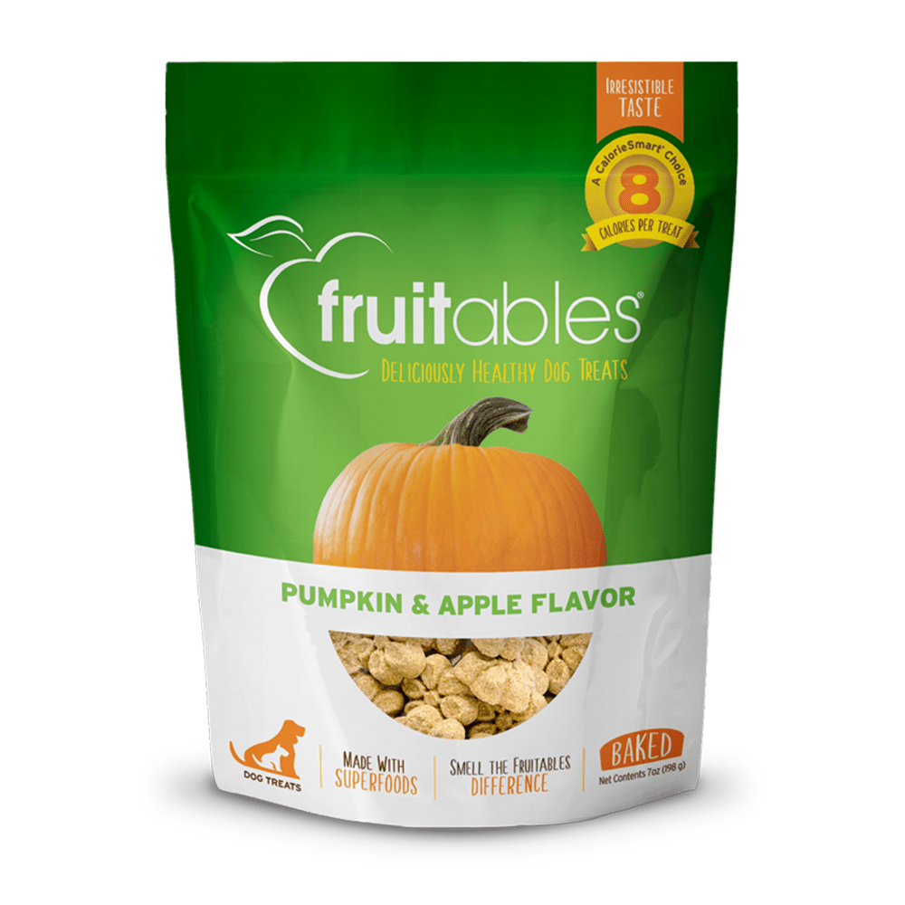 Fruitables Pumpkin And Apple Mix Dog Treats 8 Pack 7 Oz - shop_name pets petsupplys