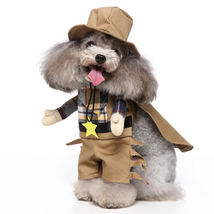 Funny Cosplay Pet Costume Set: Cute Cartoon Dog Outfit For Halloween And Christmas Dress-Up by Dog Hugs Cat