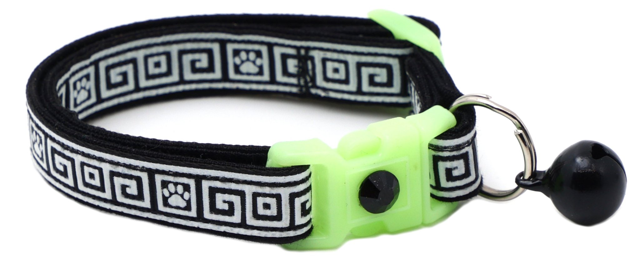 Greek Key Breakaway Cat Collar by Pugs2Persians
