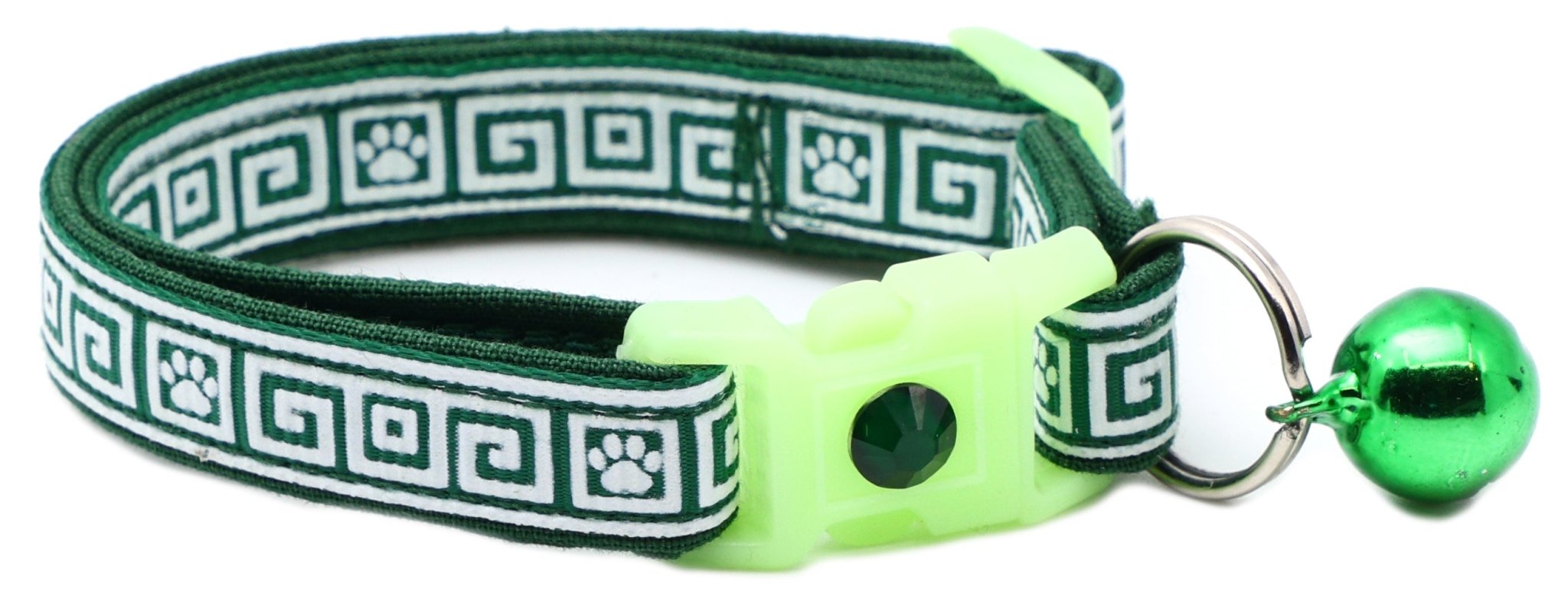 Greek Key Breakaway Cat Collar by Pugs2Persians