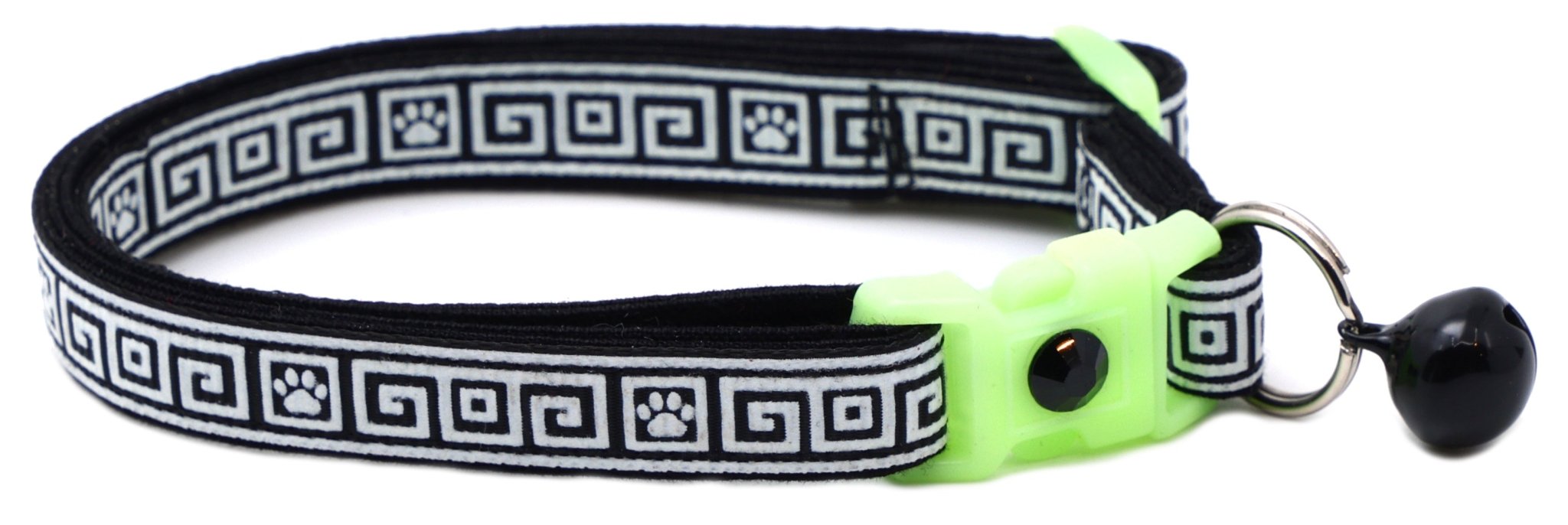 Greek Key Breakaway Cat Collar by Pugs2Persians