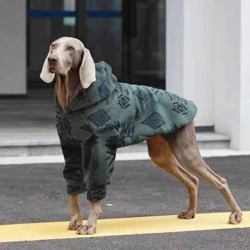 Sherpa Fleece Winter Dog Hoodies Large Dog Coats by Souths Cheap Stuff