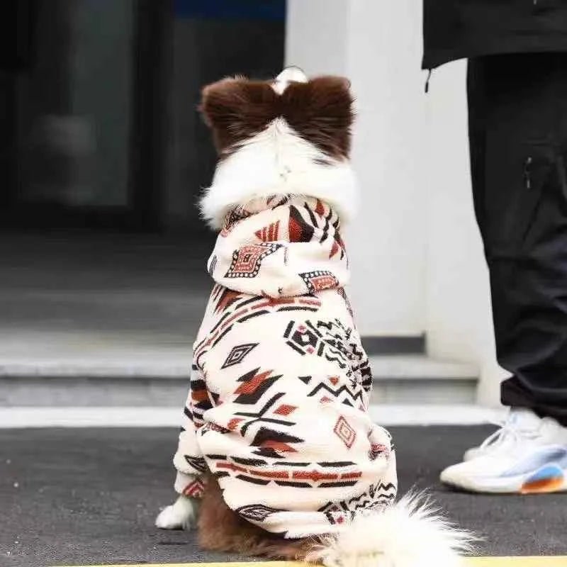Sherpa Fleece Winter Dog Hoodies Large Dog Coats by Souths Cheap Stuff