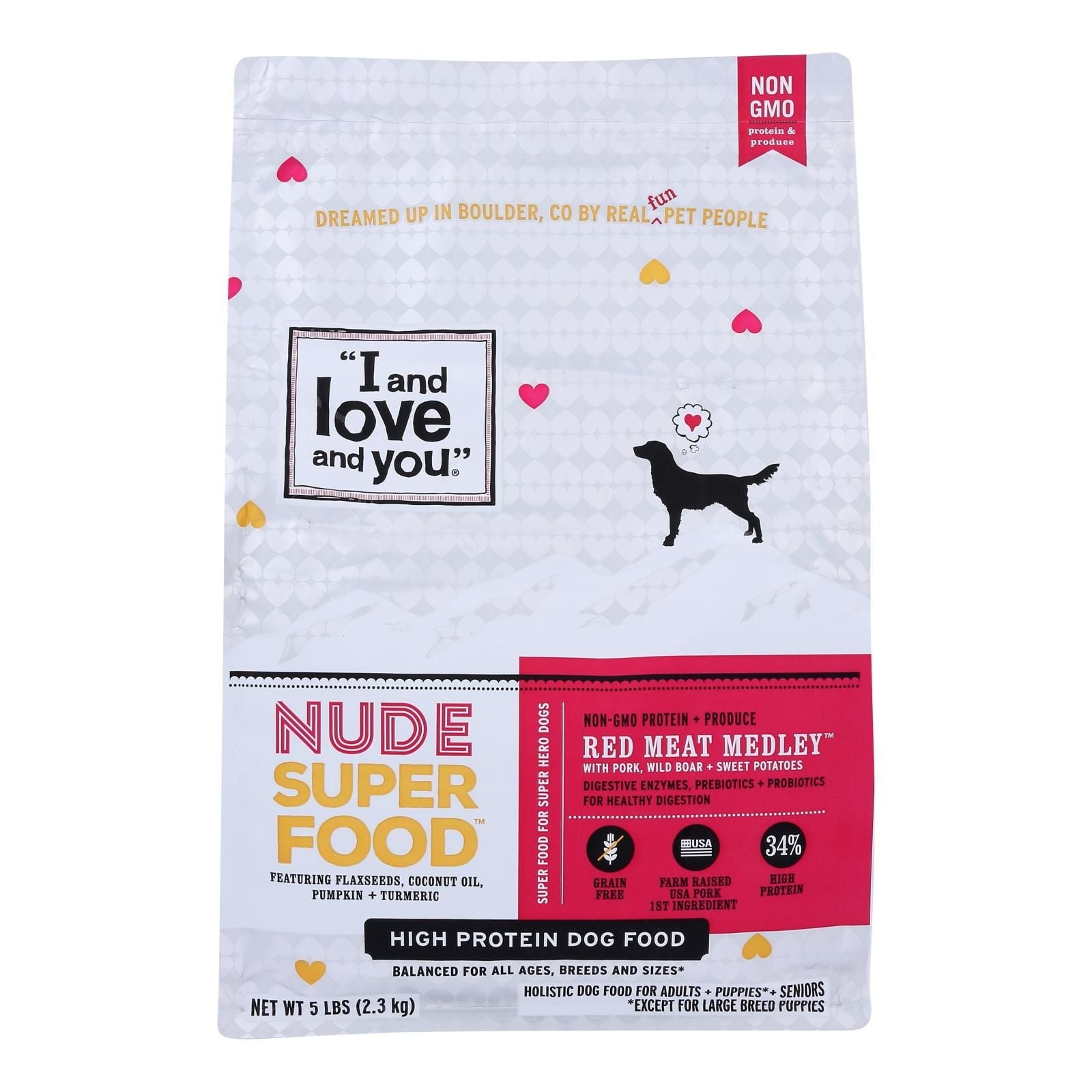 I And Love And You Red Meat Medley - Grain Free - Case Of 3 - 5 Lb. - Spot