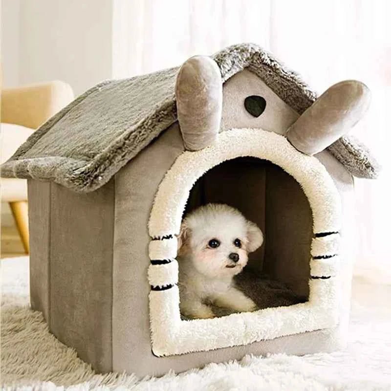 Cozy Indoor Pet Tent Bed - Soft Warm Dog Bed & Cat House by Souths Cheap Stuff