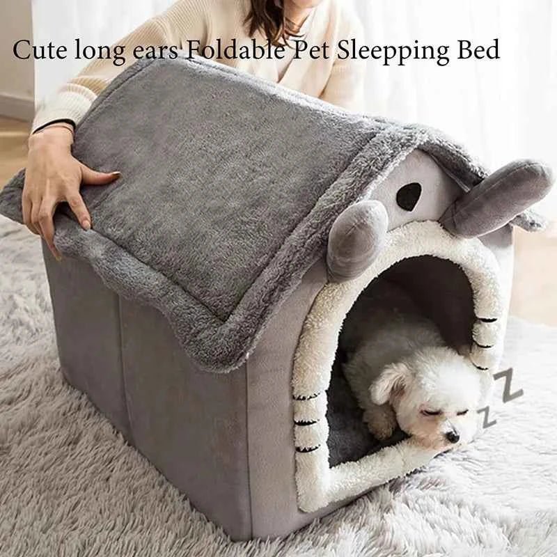 Cozy Indoor Pet Tent Bed - Soft Warm Dog Bed & Cat House by Souths Cheap Stuff