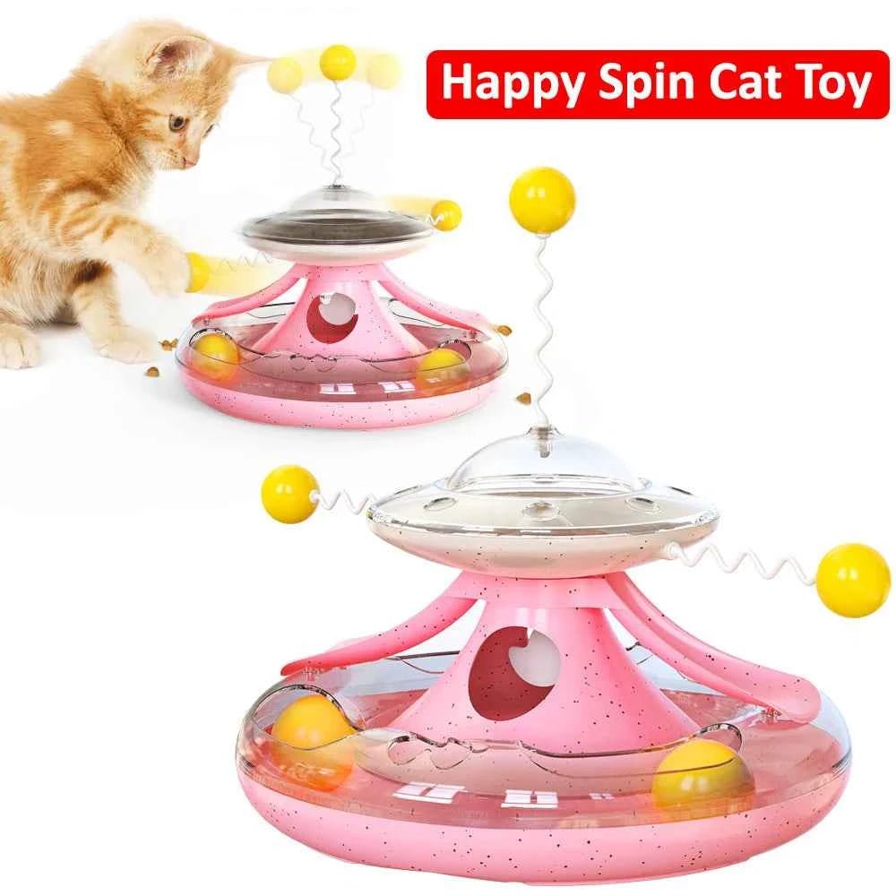 Indoor Cat Wobble Track Toy - Interactive Kitten Puzzle for Boredom Relief by Souths Cheap Stuff
