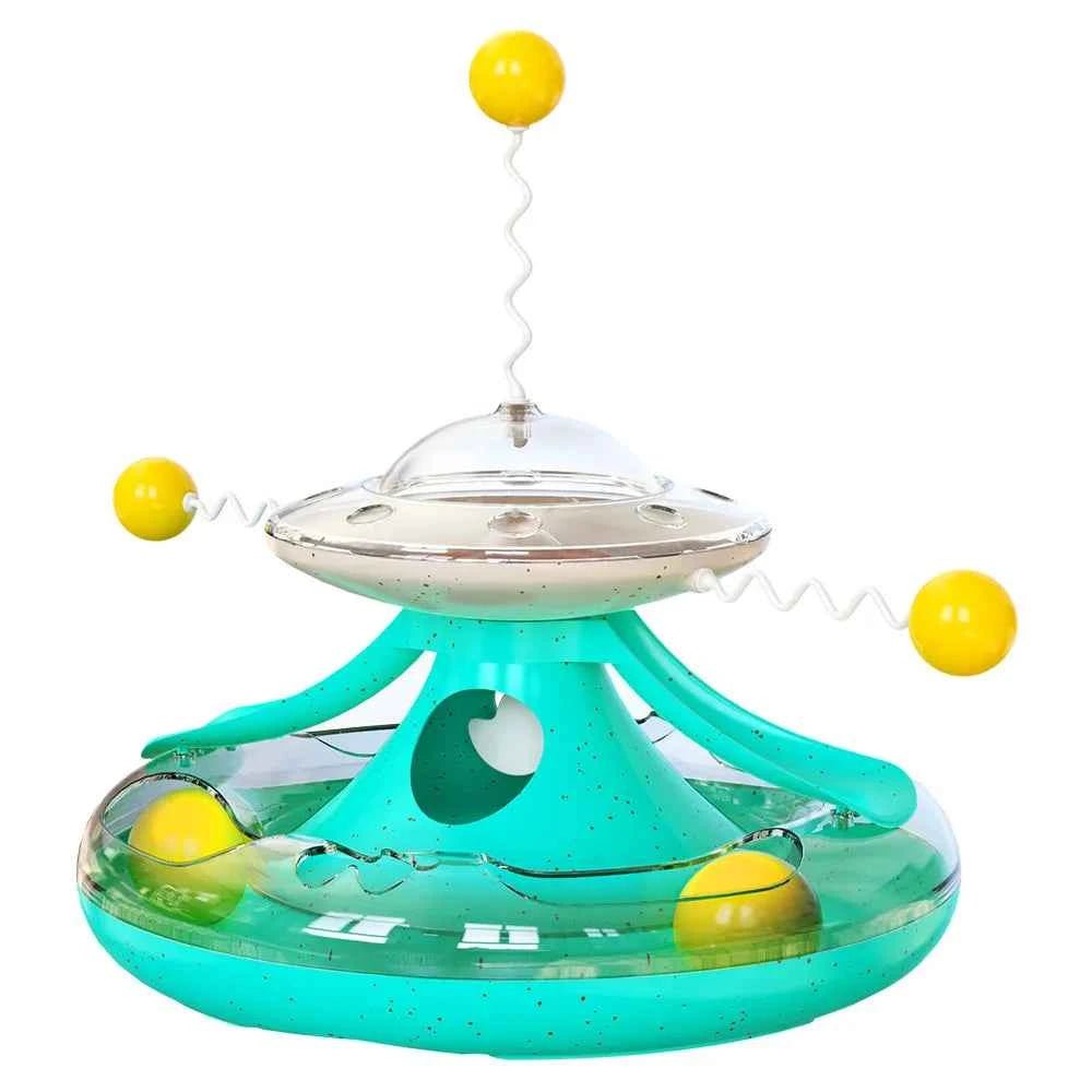 Indoor Cat Wobble Track Toy - Interactive Kitten Puzzle for Boredom Relief by Souths Cheap Stuff